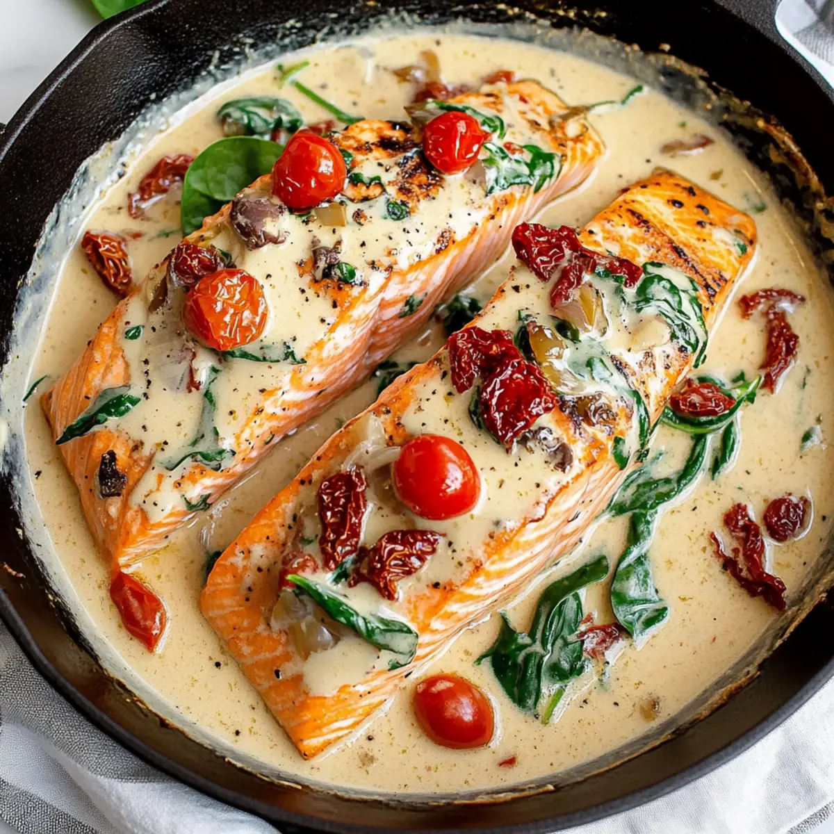 Creamy Tuscan Salmon