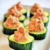 Spicy Tuna Cucumber Bites