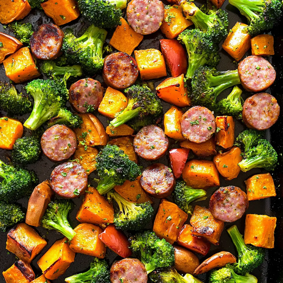 Sheet Pan Sausage and Veggies