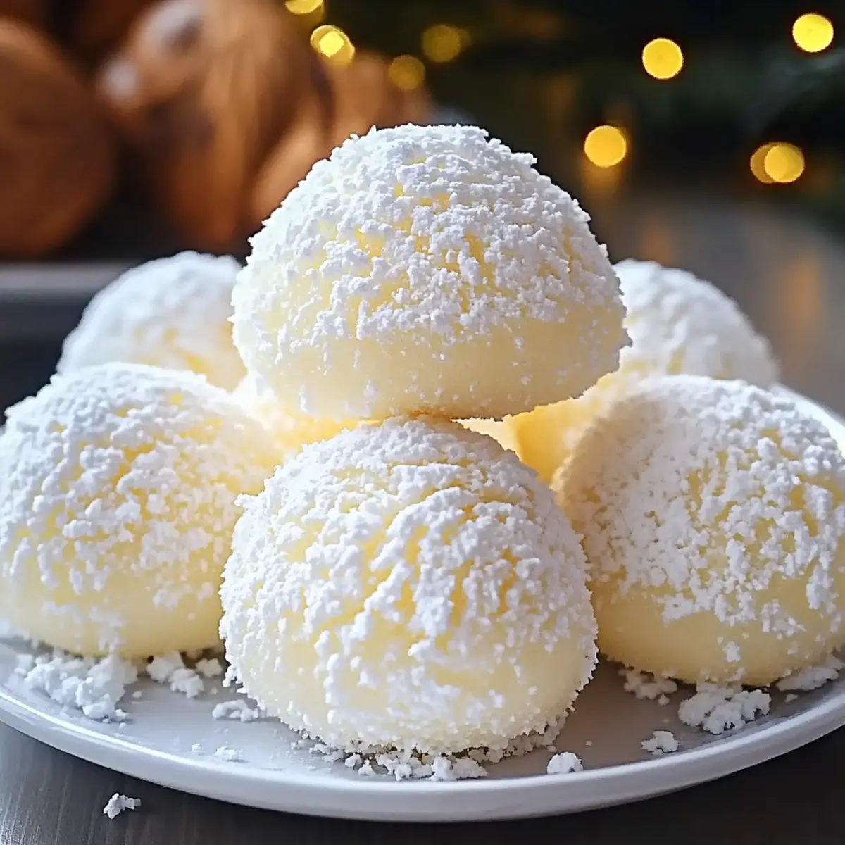 Condensed Milk Snowballs