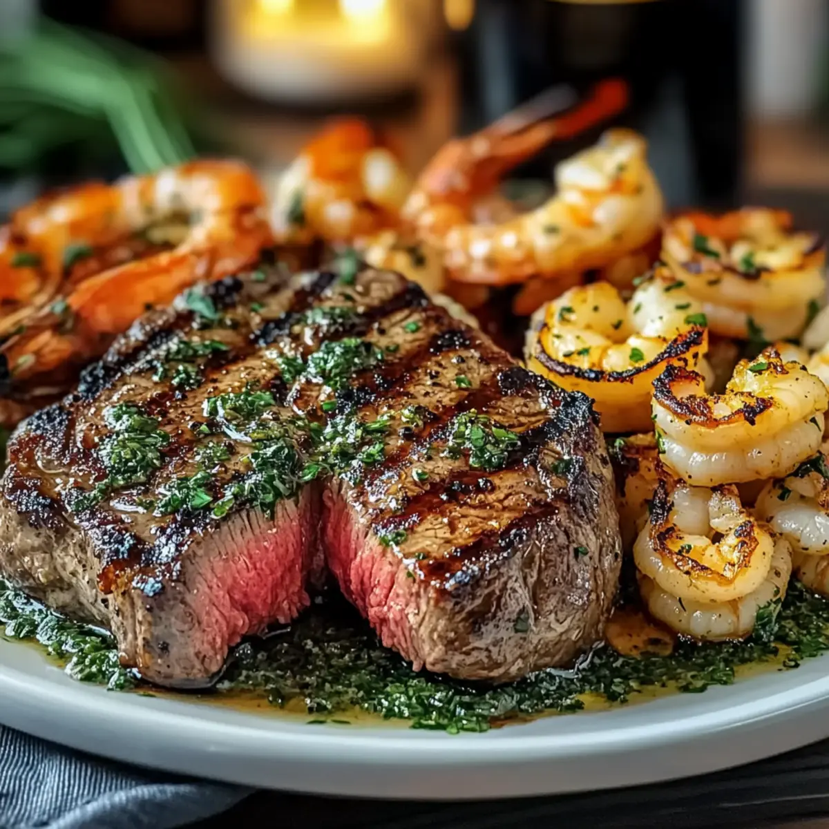 Garlic Butter Grilled Steak & Shrimp for a Romantic Dinner 4 276484ee 599b 4bda a851