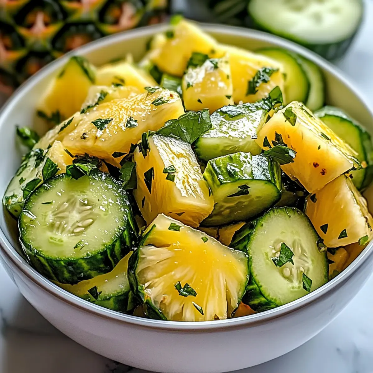 Pineapple Cucumber Salad