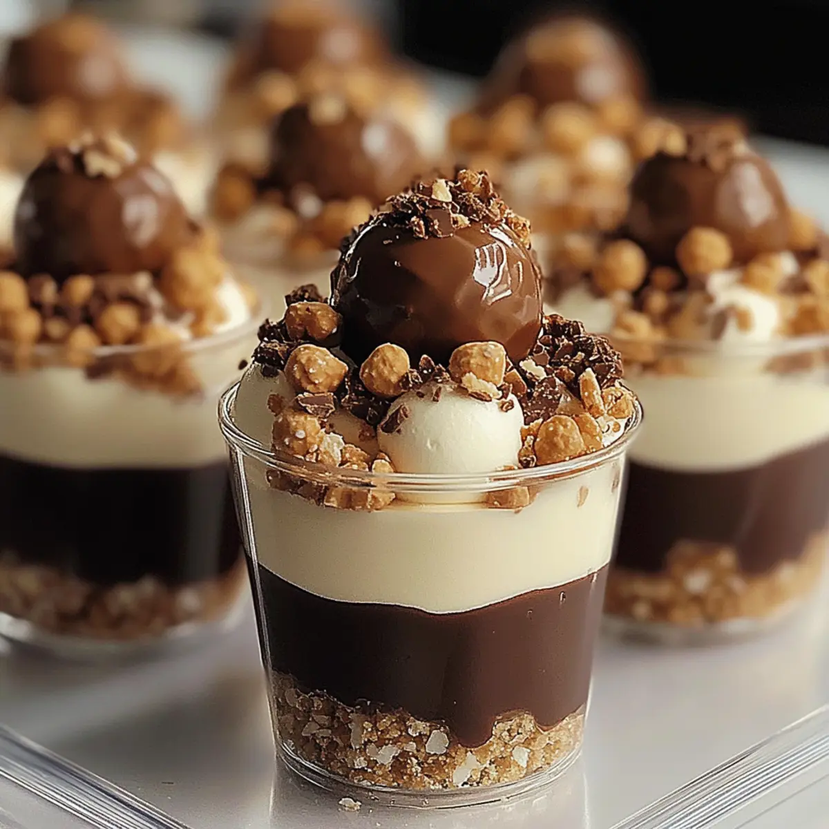 Amazing Ferrero Rocher Cheesecake Cups You Can’t Resist 5 Amazing Ferrero Rocher Cheesecake