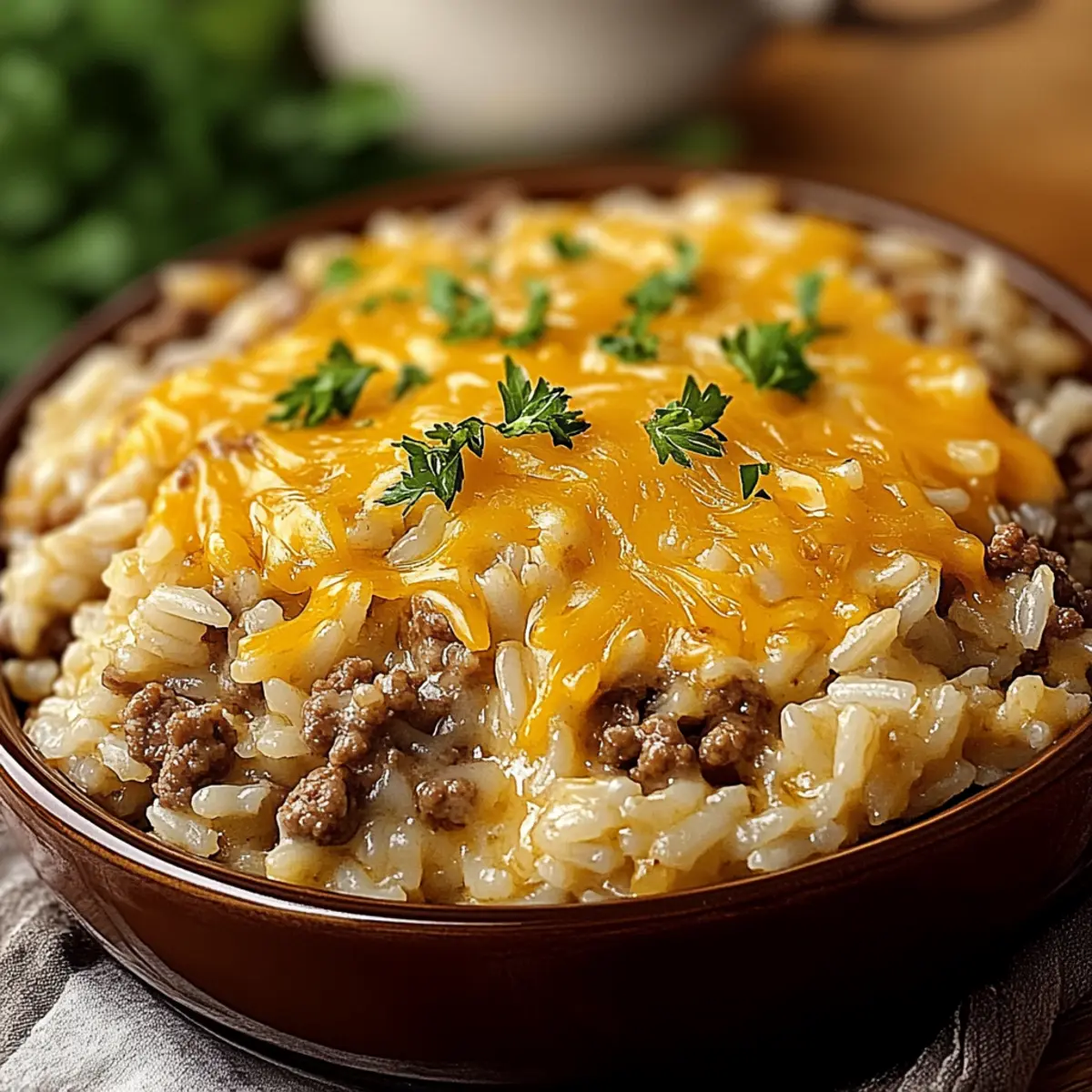 Hamburger Rice Casserole