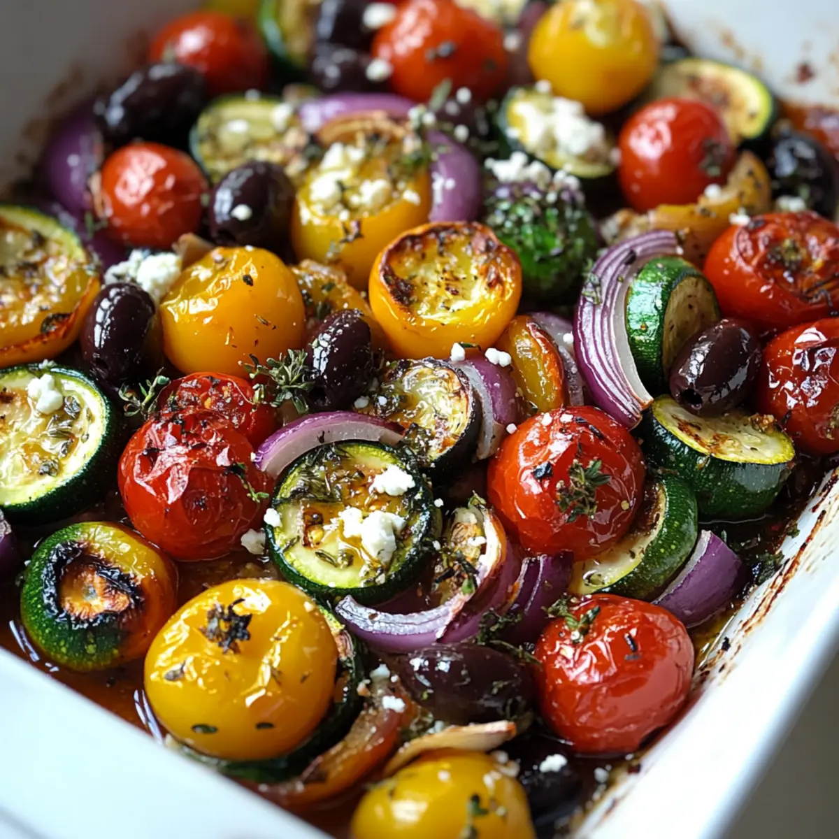 One Pan Greek Vegetables