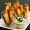 Haloumi Fries With Tangy Lemon Cream