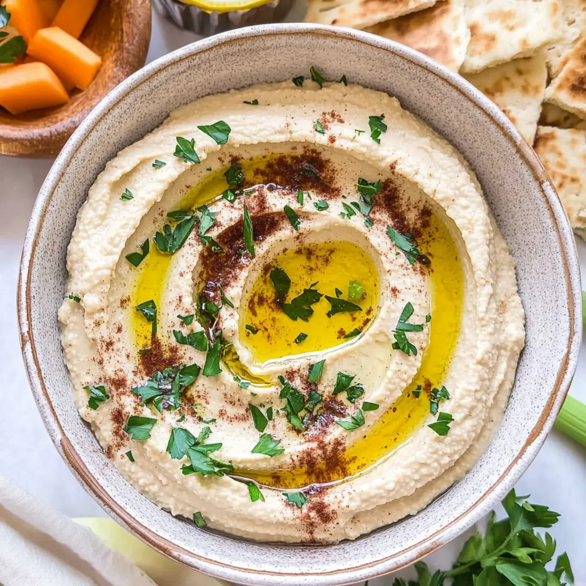 Garlic Hummus Recipe