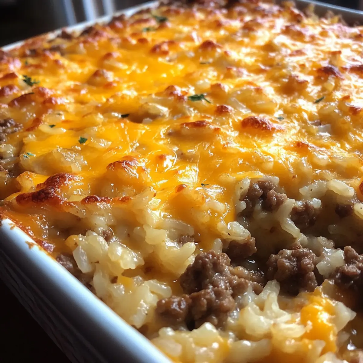 Hamburger Rice Casserole