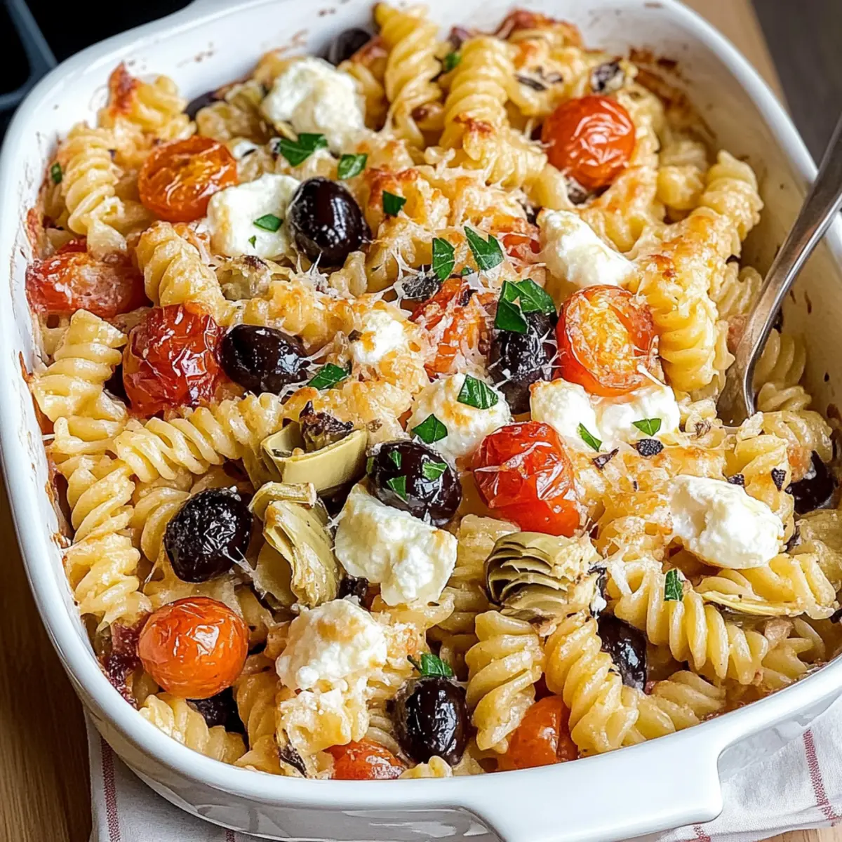 Baked Mediterranean Pasta