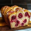 Raspberry Swirl Brioche Loaf