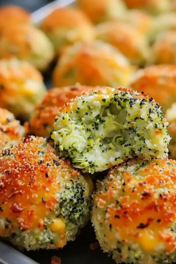 Baked Broccoli Cheese Balls