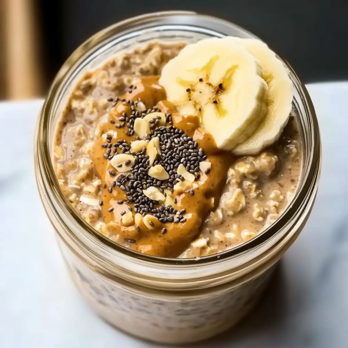 Peanut Butter Overnight Oats