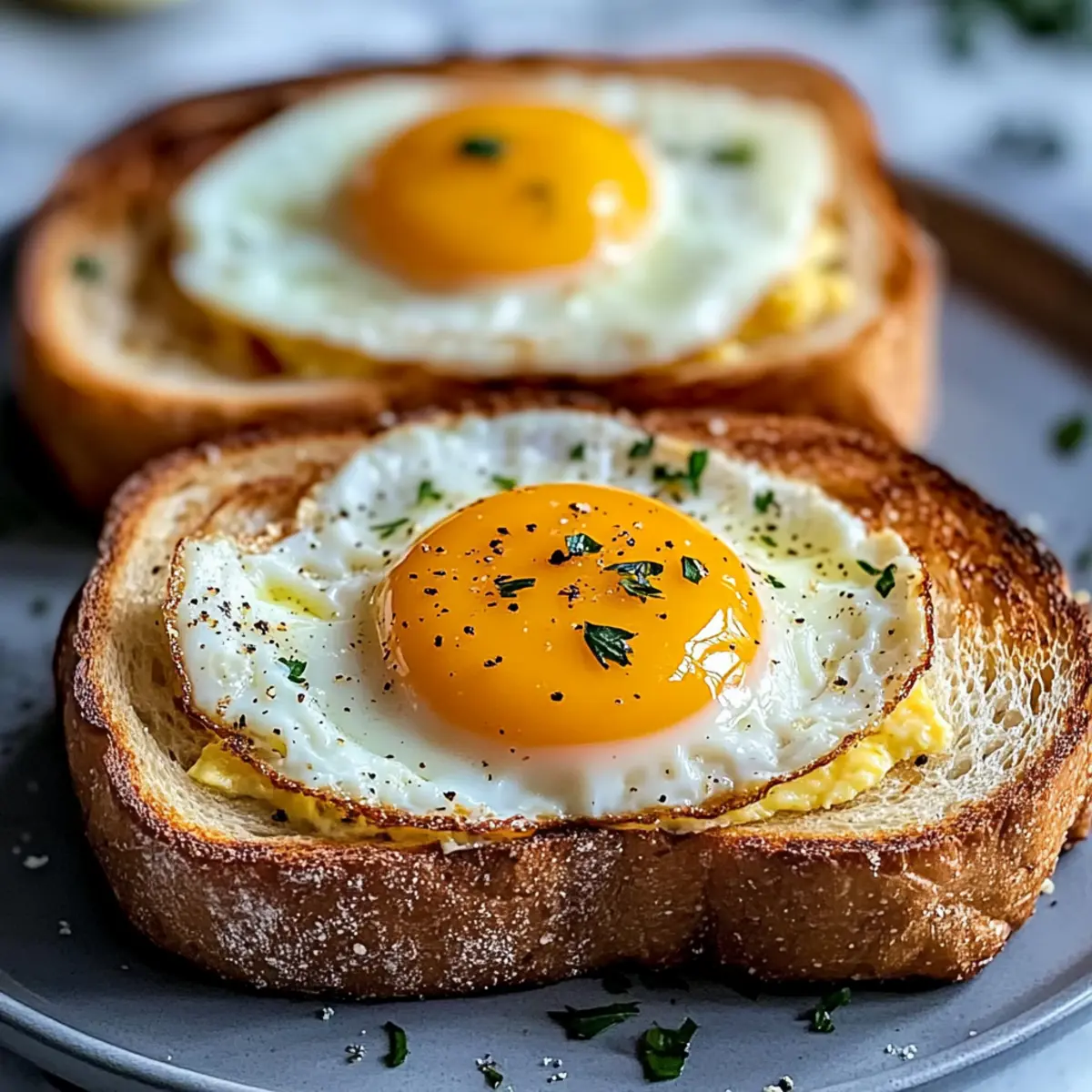 Air Fryer Egg and Cheese Toast