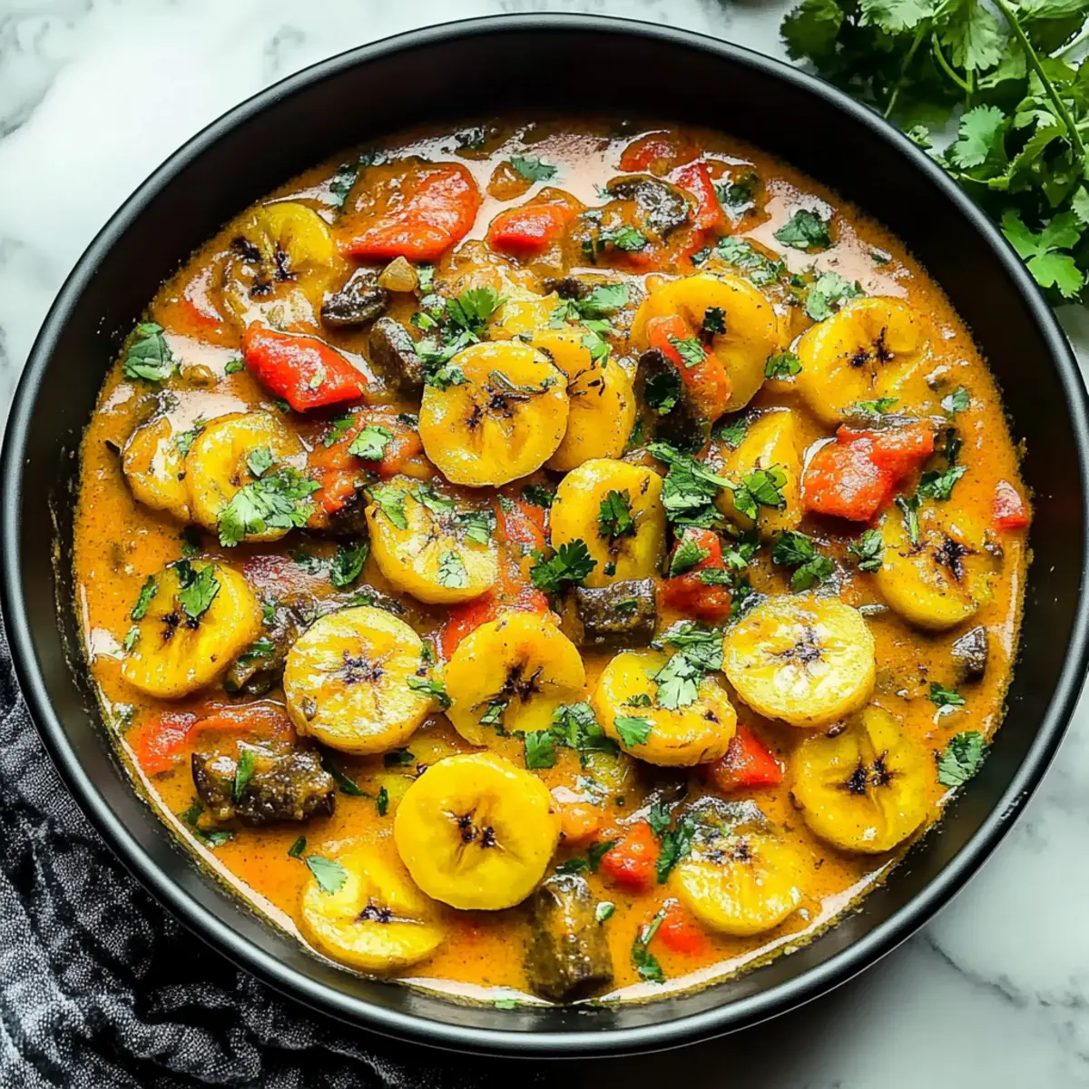 Caribbean-style Plantain Curry