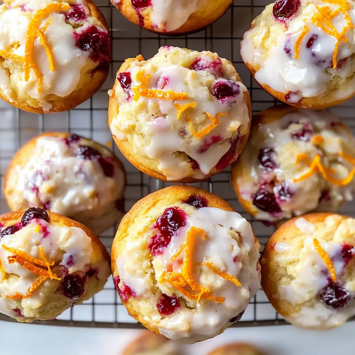 Cranberry Orange Cottage Cheese Muffins