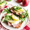 Ham & Goat Cheese Crostini
