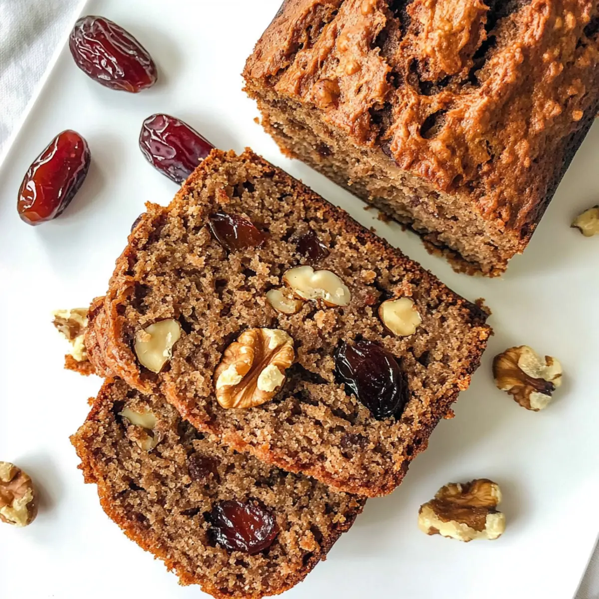 Date Nut Banana Bread