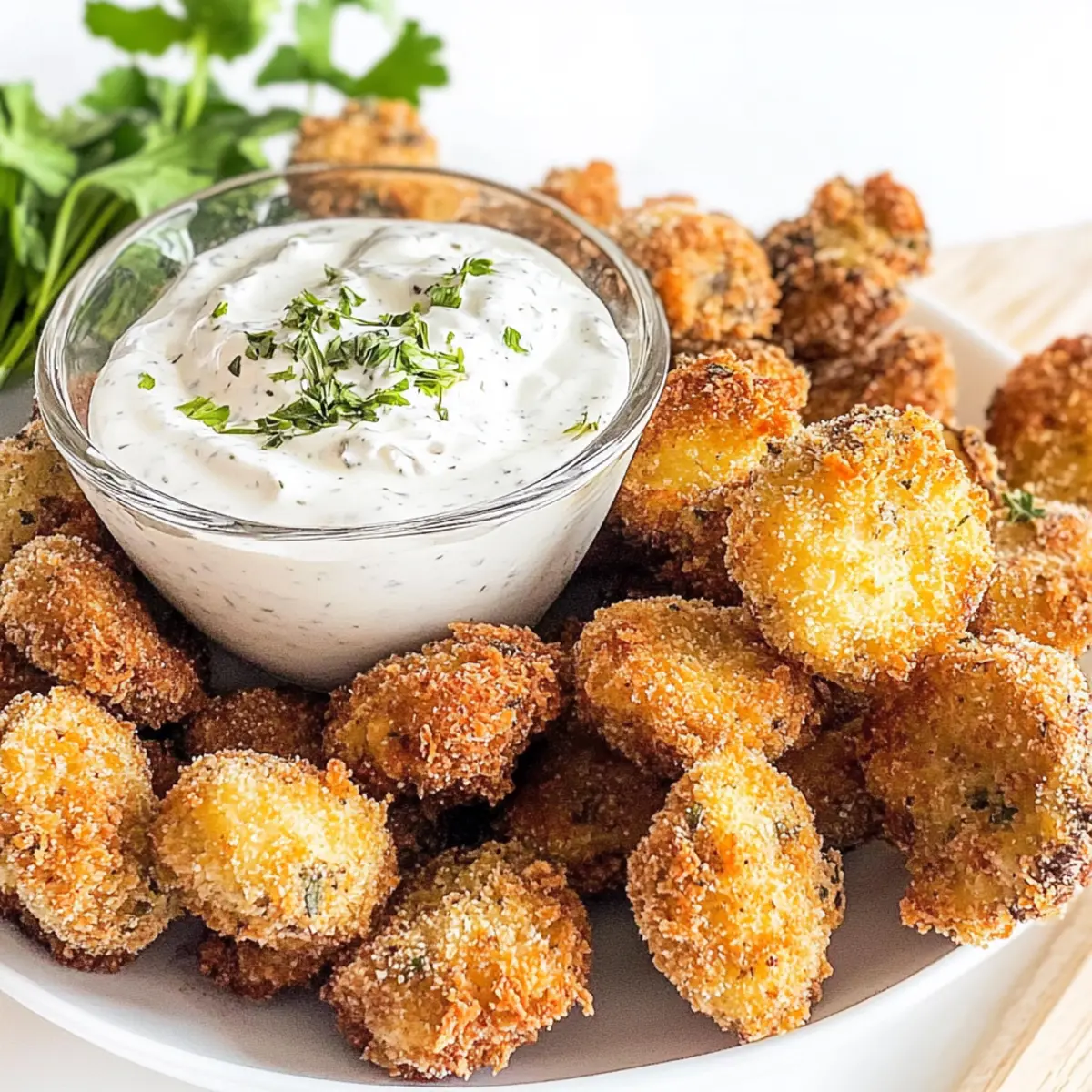 Vegan Breaded Mushrooms