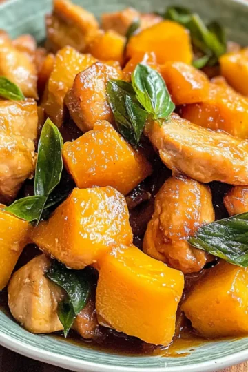 Chicken and Pumpkin Stir-Fry