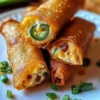 Jalapeño Popper Spicy Egg Rolls