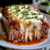 Stuffed Meatloaf with Mozzarella