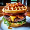 Maple Bacon Waffle Burger