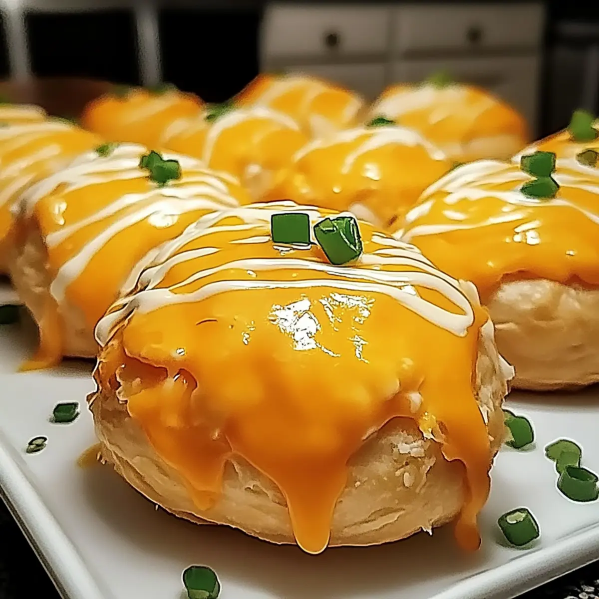 Cheesy Buffalo Ranch Chicken Bombs