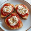 COTTAGE CHEESE PIZZA TOAST
