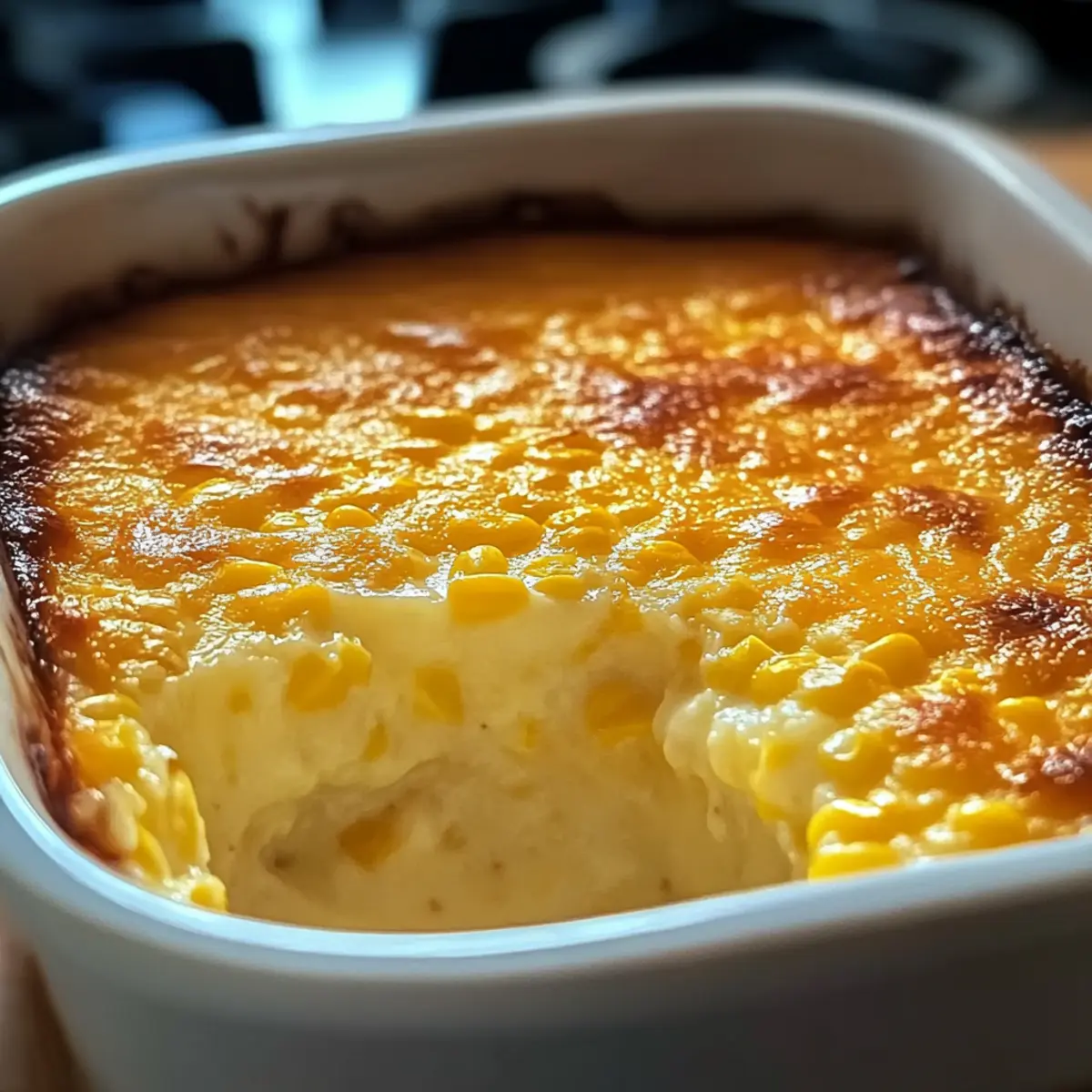 Creamy Corn Pudding Recipe