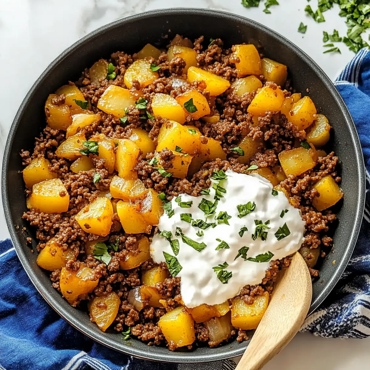 Quick Ground Beef + Potatoes: Your Savory One-Pan Delight 5 Quick Ground Beef + Potatoes