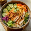 Crispy Rice Satay Chicken Salad