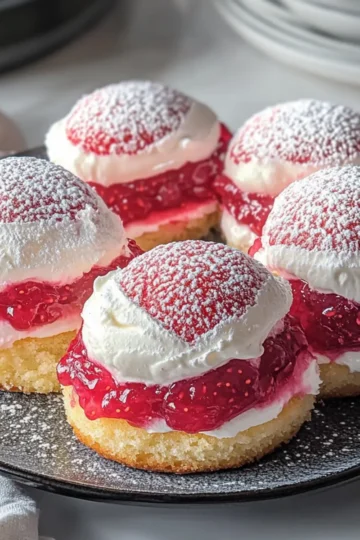 Raspberry Jelly Cakes