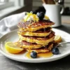 Lemon Ricotta Protein Pancakes