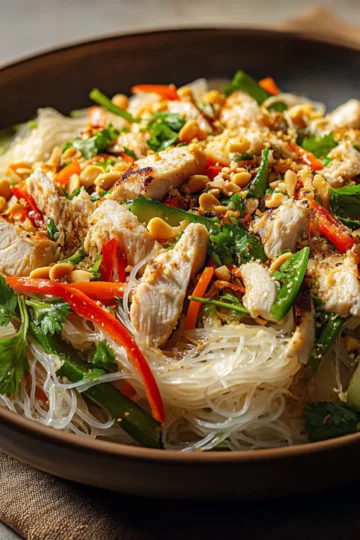 Chicken Vermicelli Noodle Salad