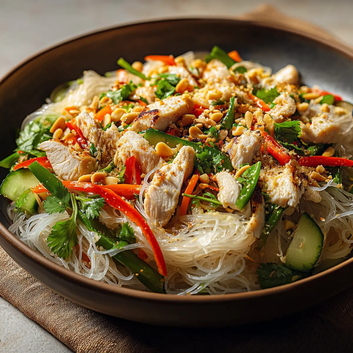 Chill Out with this Easy Chicken Vermicelli Noodle Salad 5 Chicken Vermicelli Noodle Salad