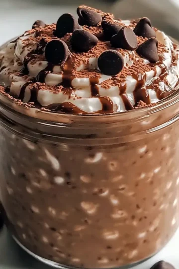 Brownie Batter Overnight Oats