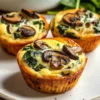 Spinach and Mushroom Quiche Muffins