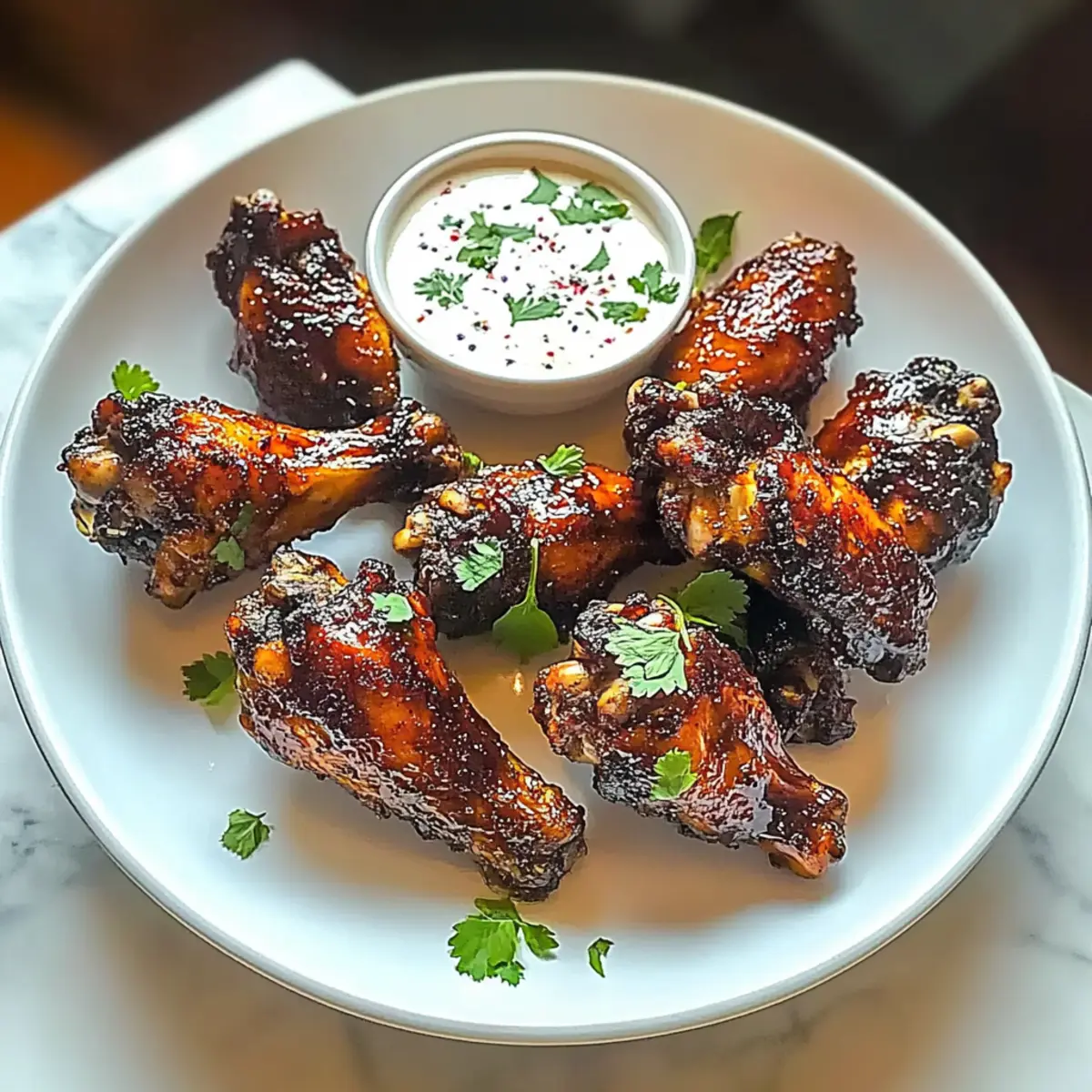 Jerk BBQ Chicken Wings