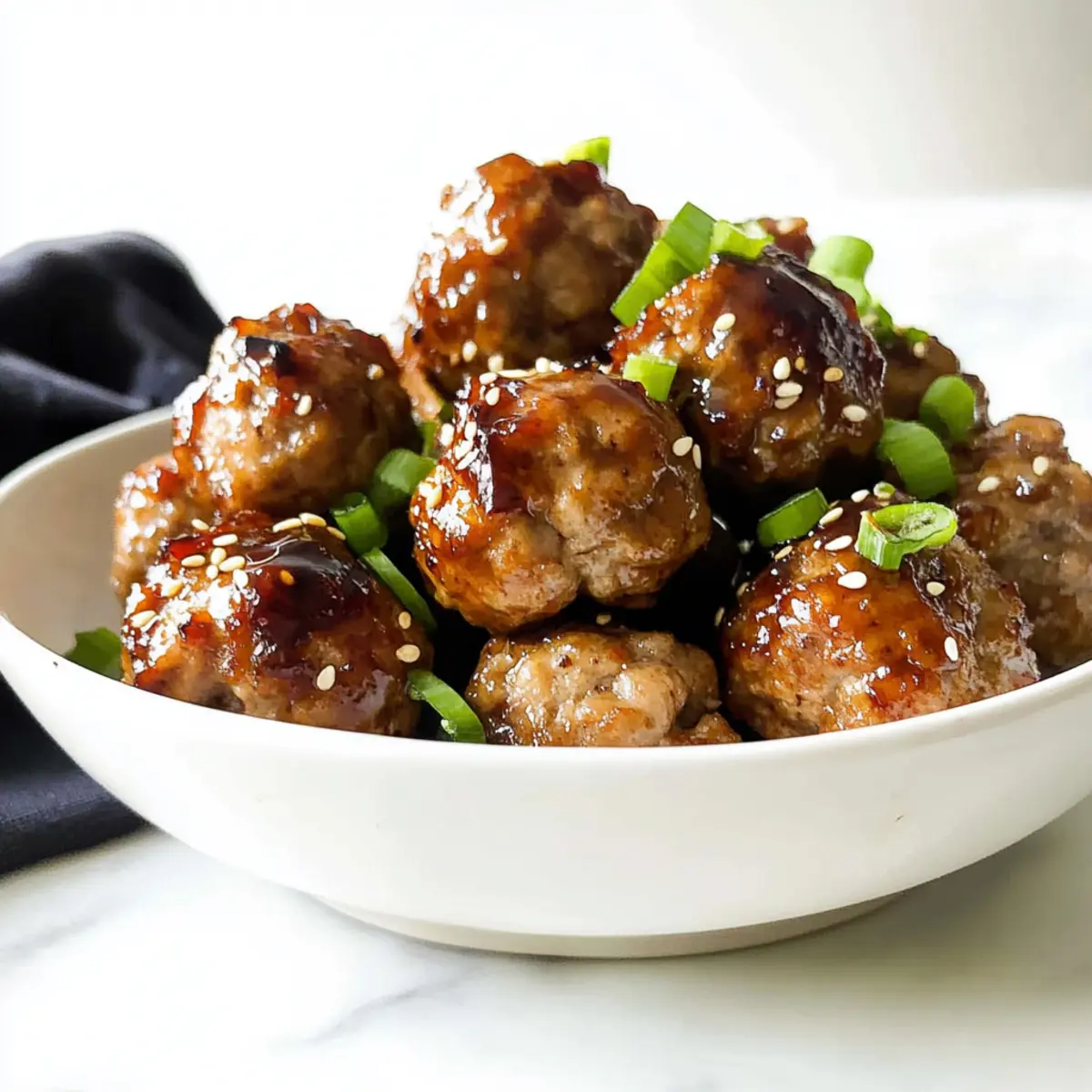 Teriyaki & Turkey Meatballs