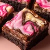 Valentine Brownie Sugar Cookie Swirls
