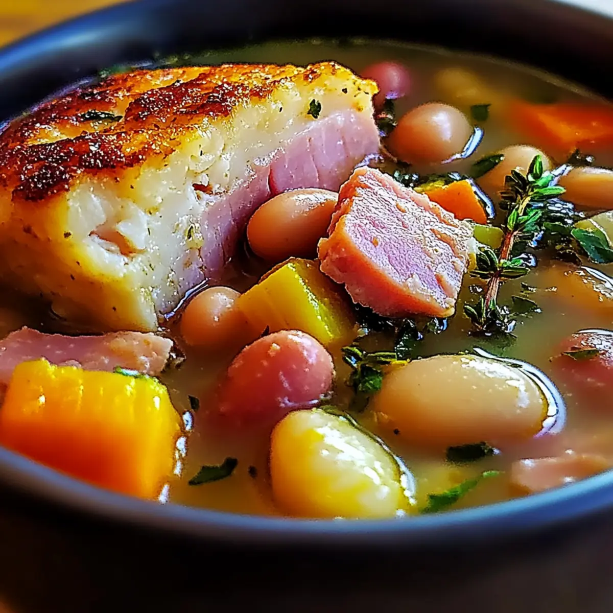 Hearty Crockpot Ham and Bean Soup for Cozy Nights 5 Crockpot Ham and Bean Soup