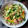 Tuna Avocado Crispy Rice Salad