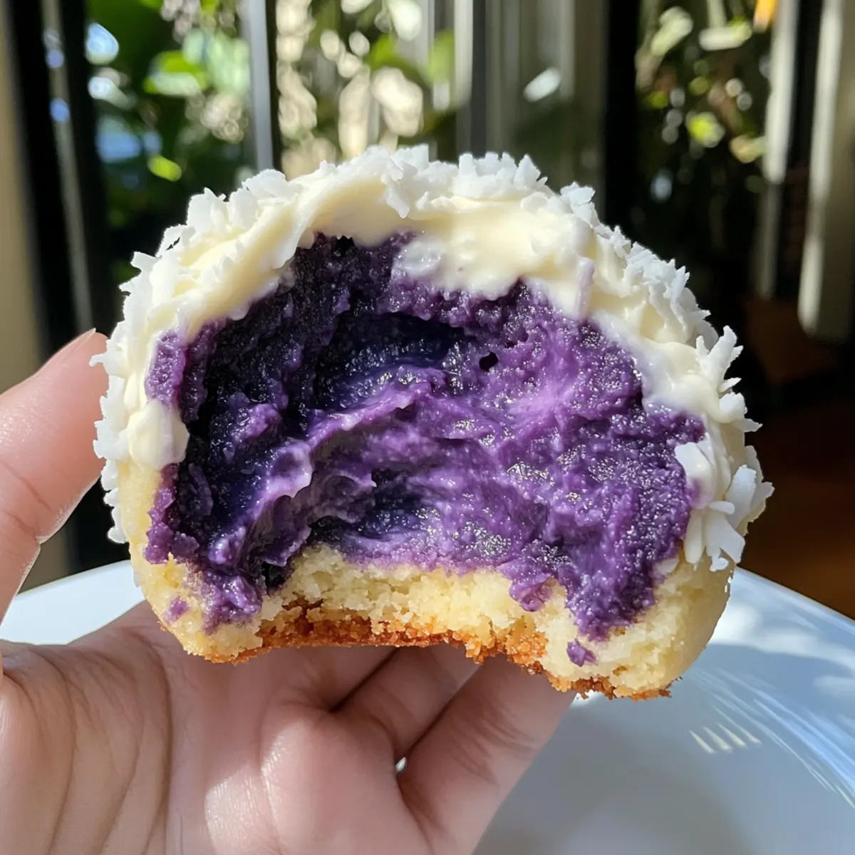 Coconut Ube Besito Cookies