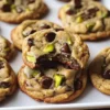 Pistachio Cream Chocolate Chip Cookies