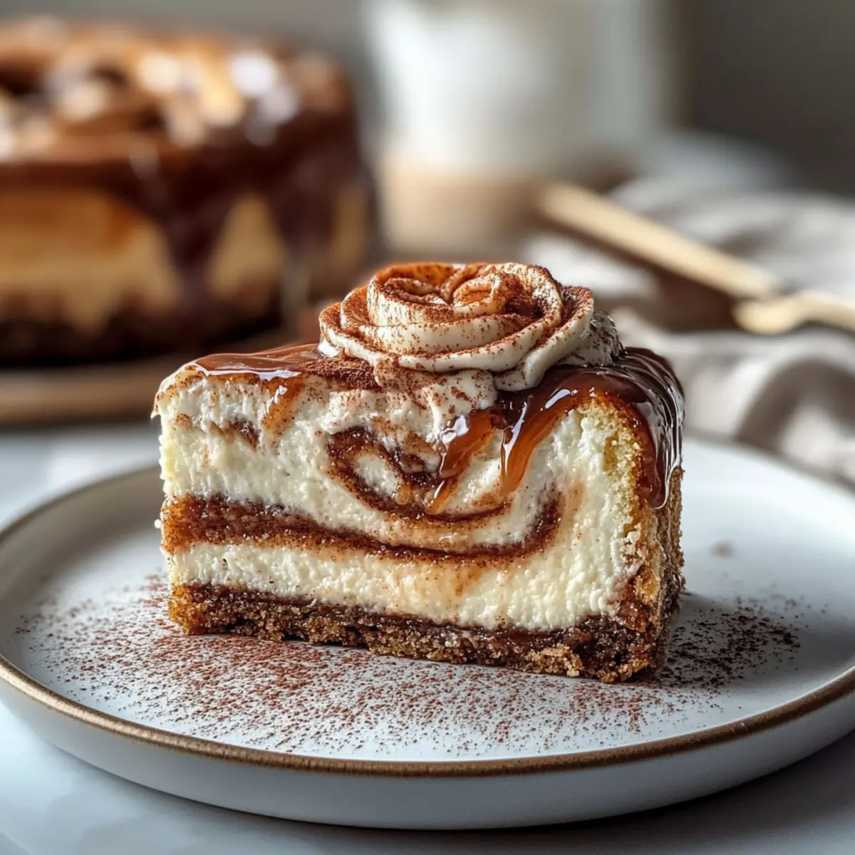 Cinnamon Roll Cheesecake Delight: Indulge in Sweet Harmony 4 b12cec86 c254 436a a66b