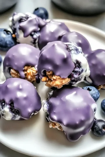Blueberry Yogurt Clusters
