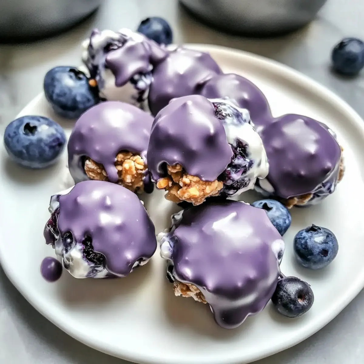 Blueberry Yogurt Clusters