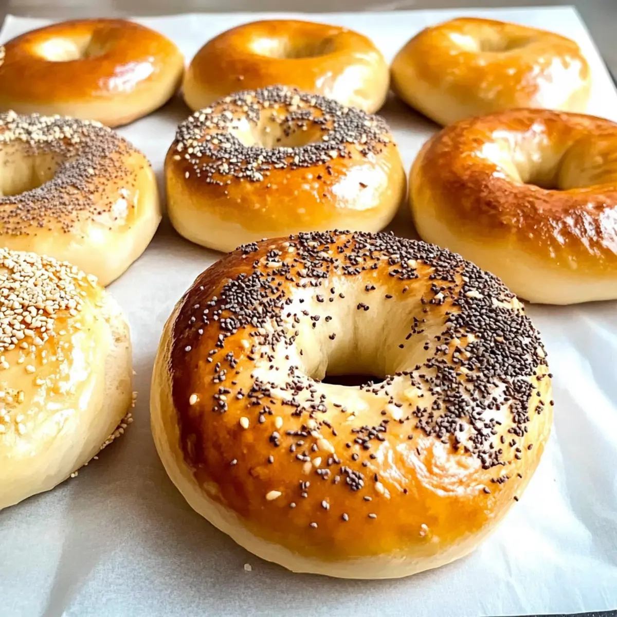 Homemade Sourdough Bagels