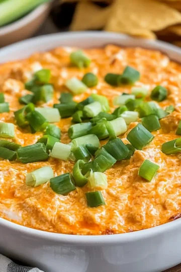 Spicy Crockpot Buffalo Chicken Dip