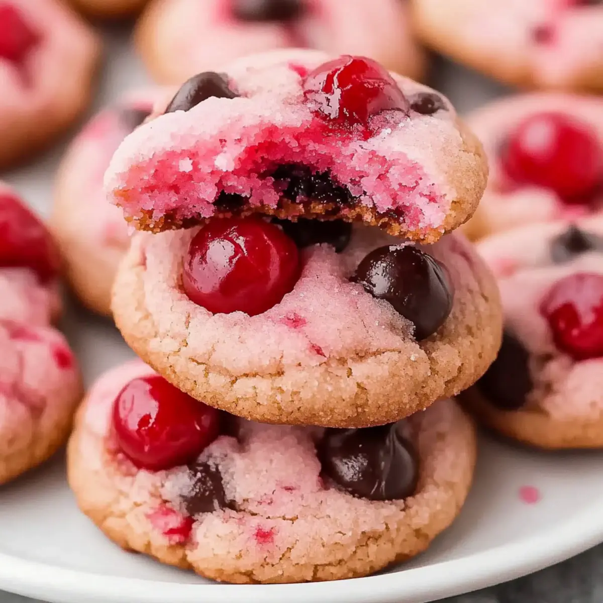Maraschino Cherry Cookies